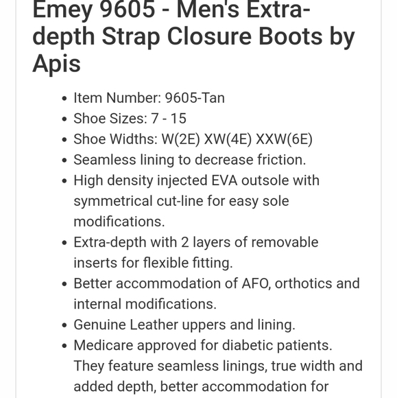 Apis Mt. Emey Men's 9605 Premier Added Depth Boots - Picture 15 of 16